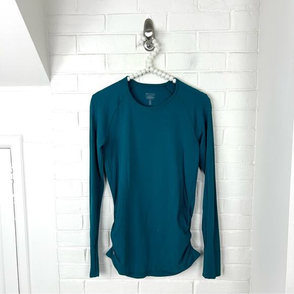 Athleta Fastest Track Running Activewear Long Sleeve Top Size S - Picture 1 of 9